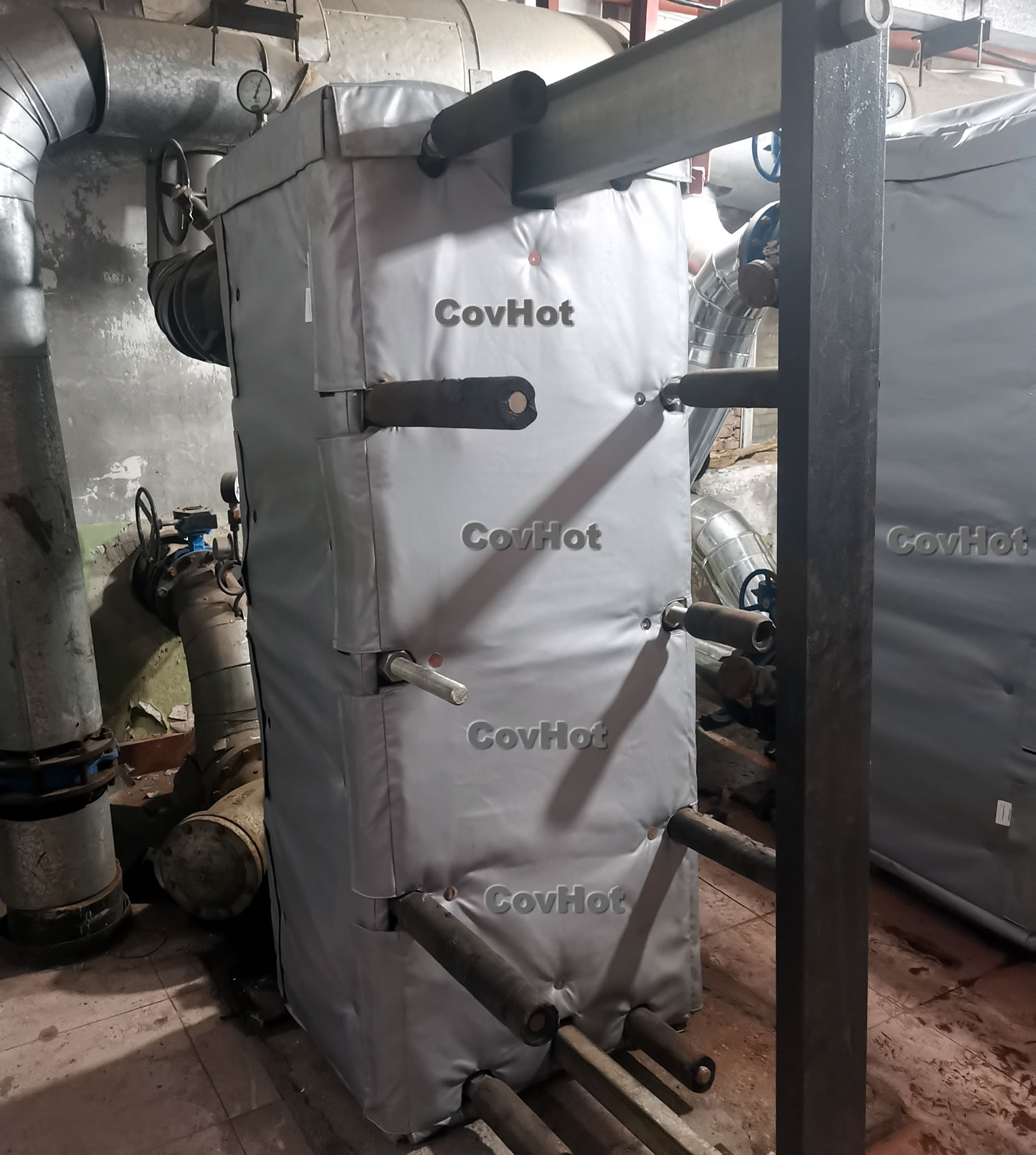 可拆卸板式<a href=http://www.hztom.com/e/tags/?tagname=%E6%8D%A2%E7%83%AD%E5%99%A8%E4%BF%9D%E6%B8%A9 target=_blank class=infotextkey>換熱器保溫</a>套