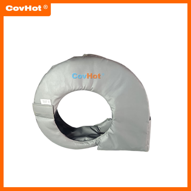 工業風機可拆卸式保溫衣，耐高溫防火耐酸堿