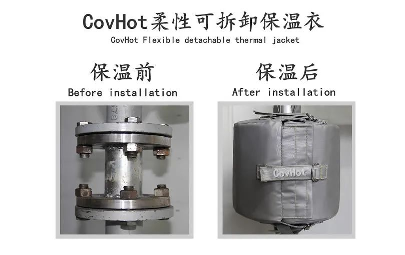 COVHOT?柔性可拆卸式<a href=http://www.hztom.com/e/tags/?tagname=%E4%BF%9D%E6%B8%A9%E8%A1%A3 target=_blank class=infotextkey>保溫衣</a>,蒸汽系統節能,節能保溫